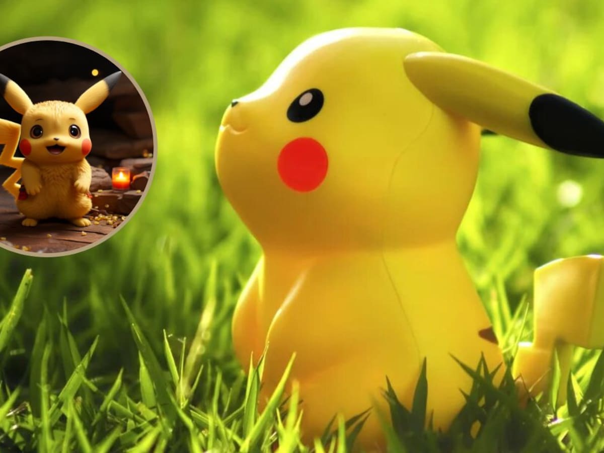 Pikachu en stop motion: cómo sería el Pokémon más famoso según la Inteligencia Artificial