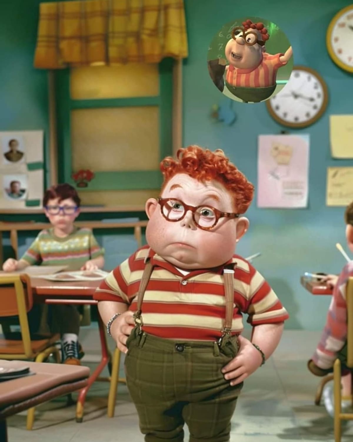 Carl Wheezer: Tímido y algo asustadizo, Carl es el amigo leal de Jimmy, conocido por su amor por la comida y su peculiar voz nasal.