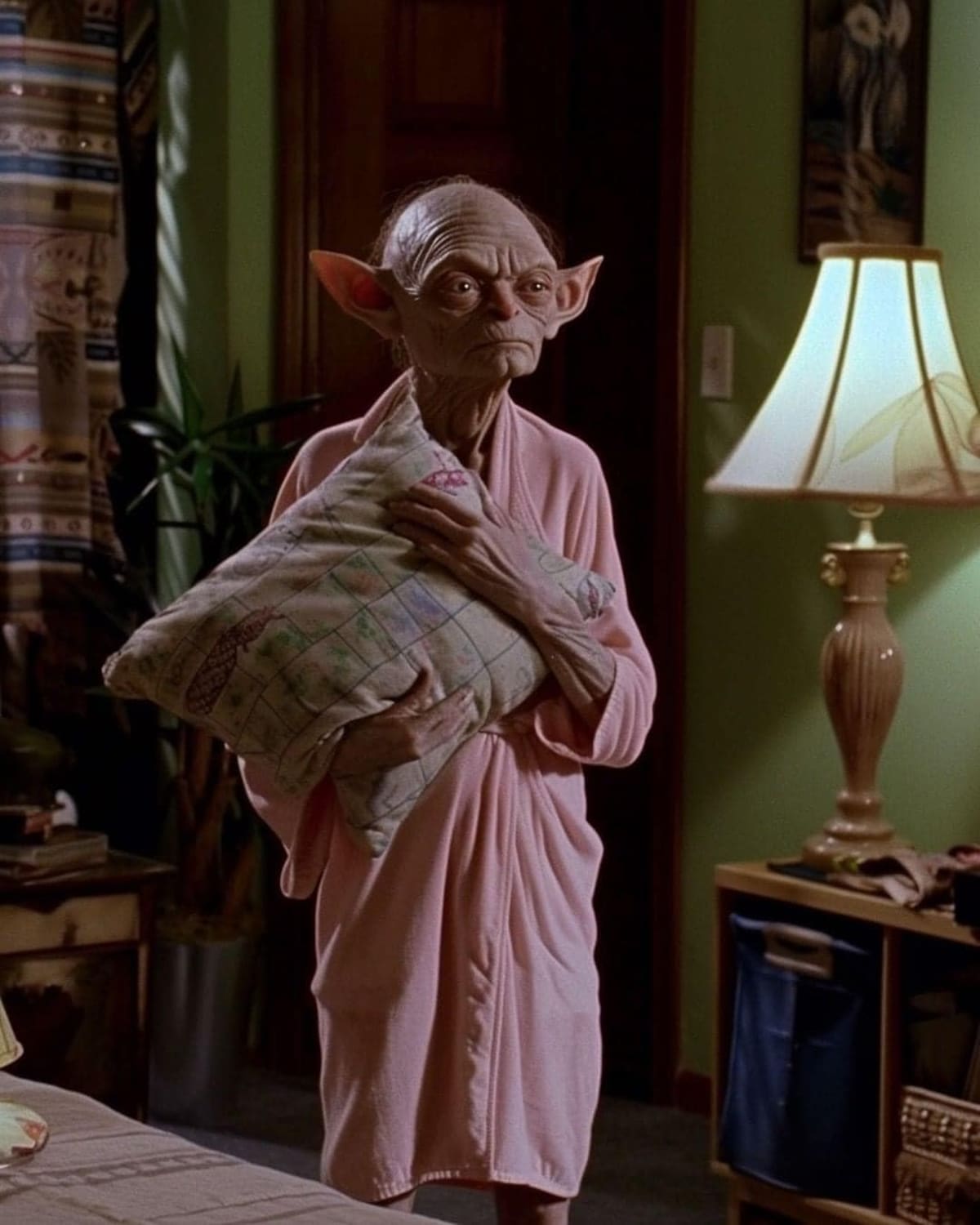 Gollum en versión coquette según una inteligencia artificial