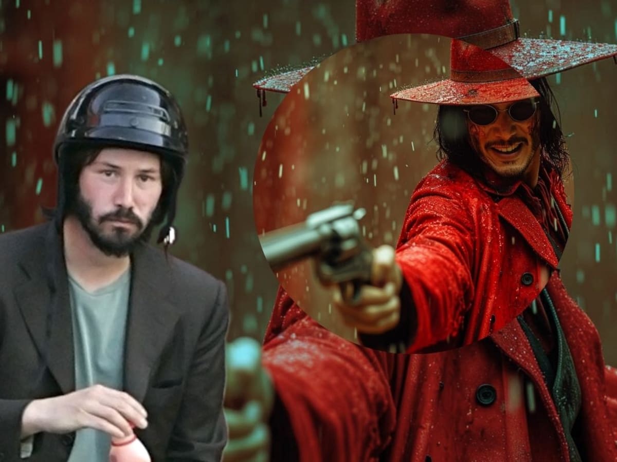 Imagen que circula de Keanu Reeves como Alucard de Hellsing es falsa; es creada con inteligencia artificial
