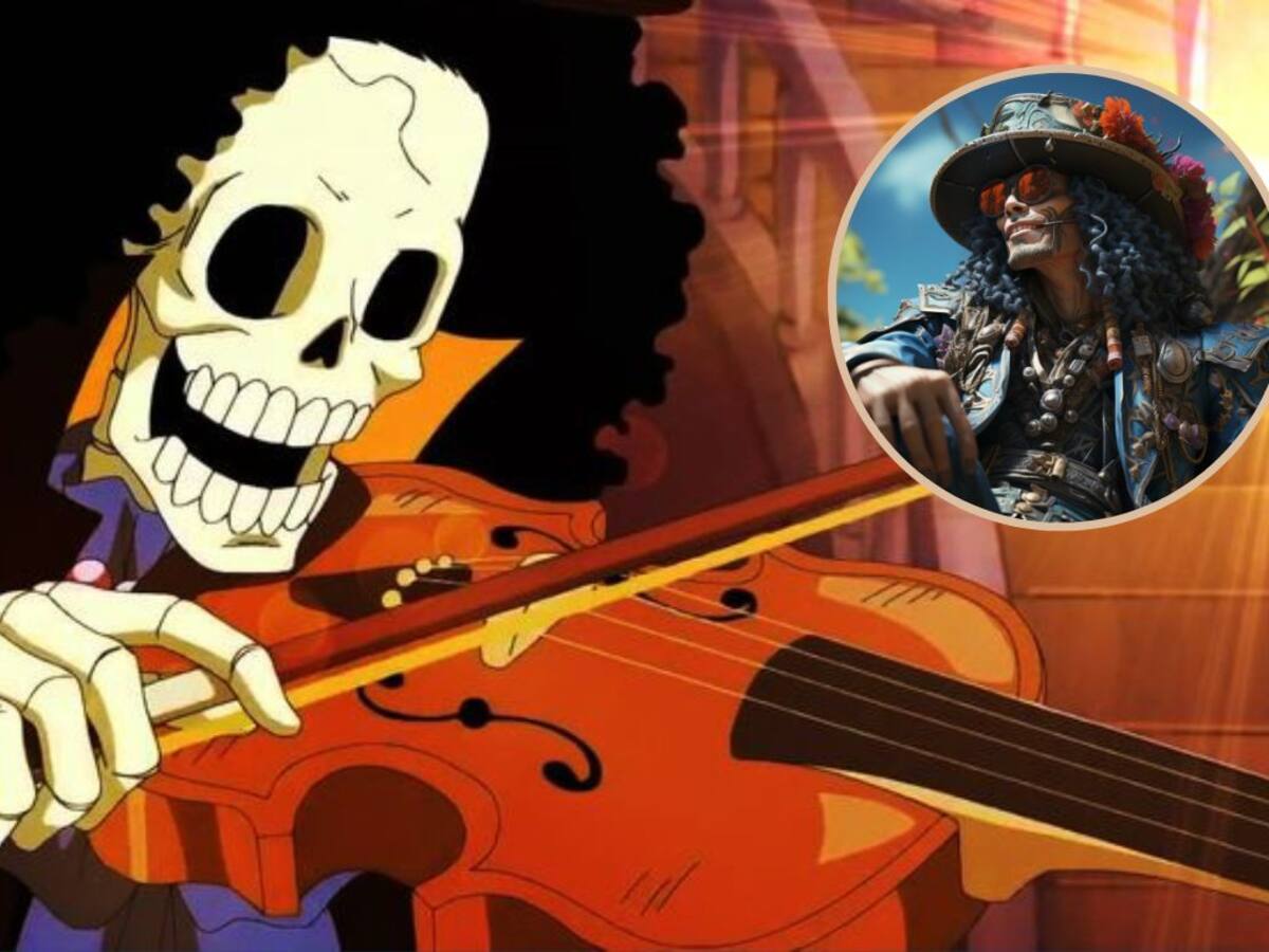 Brook de One Piece: Así era el esqueleto antes de morir según la IA