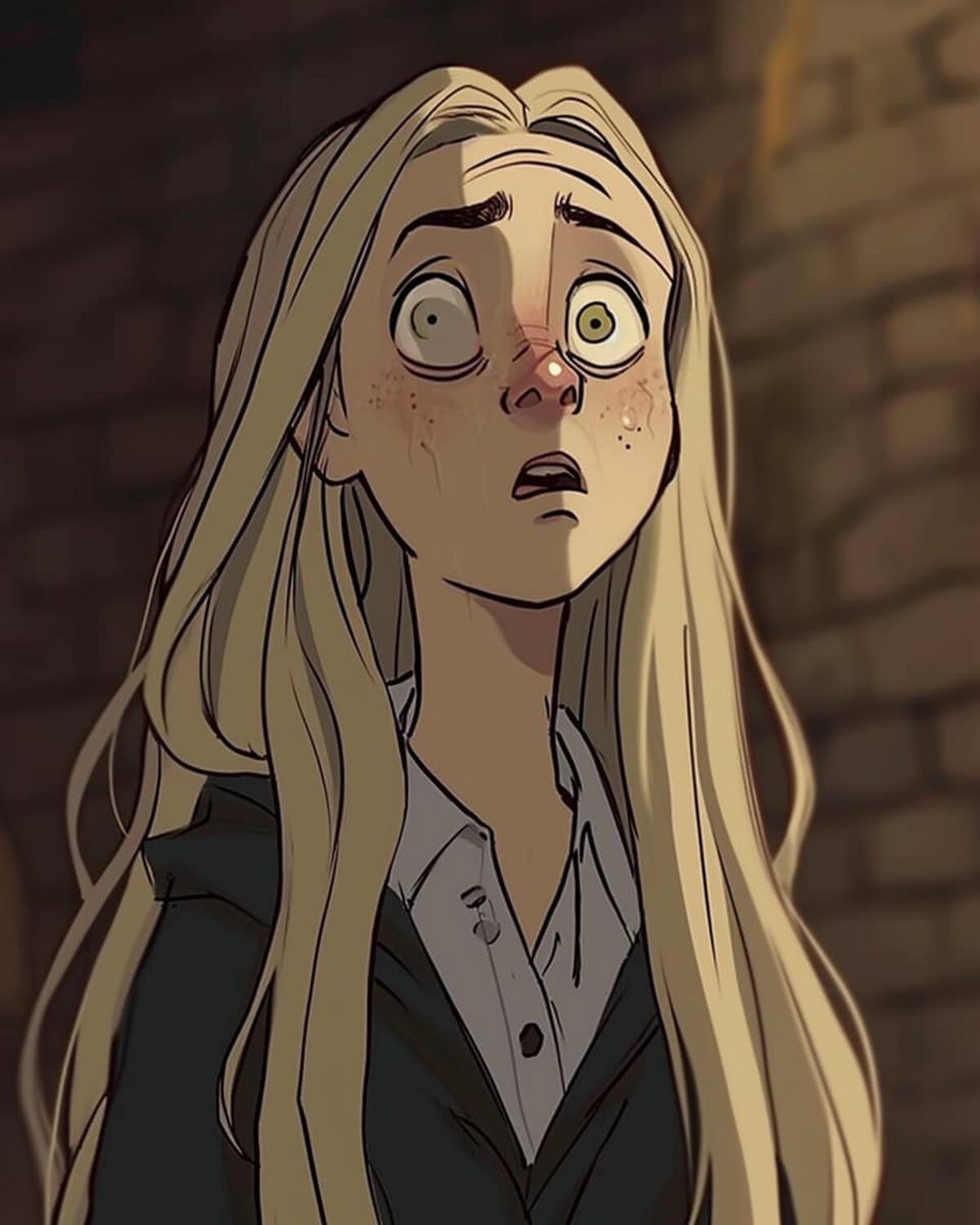 Luna en estilo Ghibli según una IA