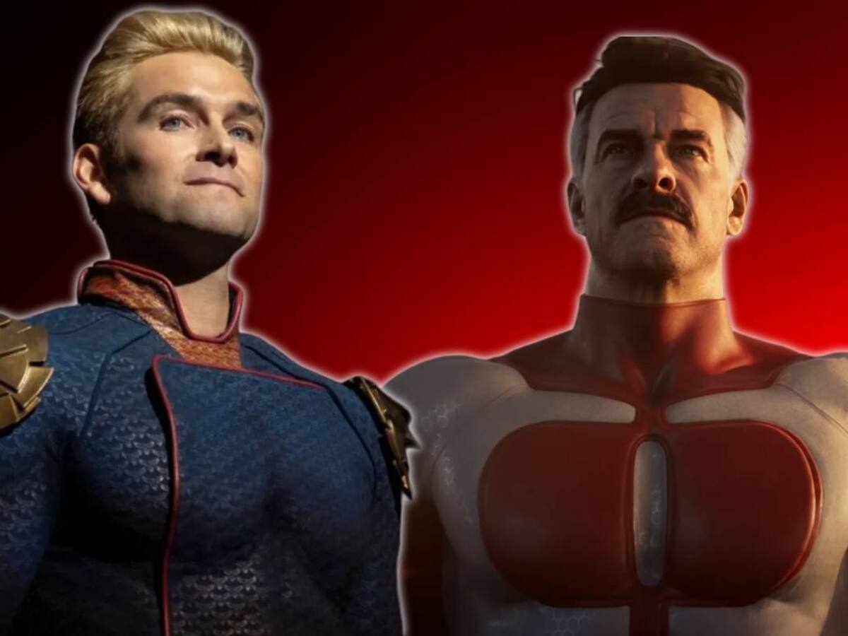 Homelander y Omni-man se fusionan para vencer a Superman en esta increíble mezcla de la inteligencia artificial