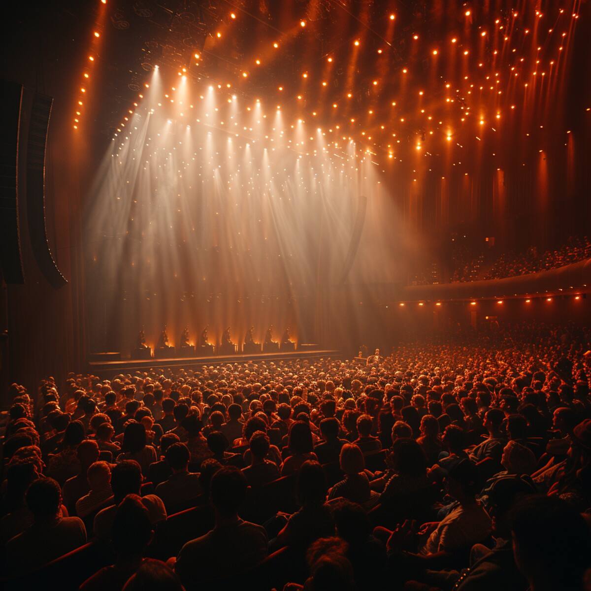 Durante los conciertos, la gente no se distrae con dispositivos inteligentes