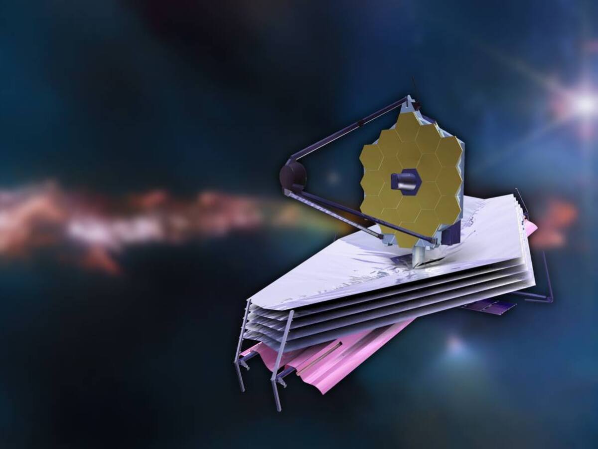 Increíble imagen de una estrella “recién nacida en su cuna” tomada por el telescopio James Webb