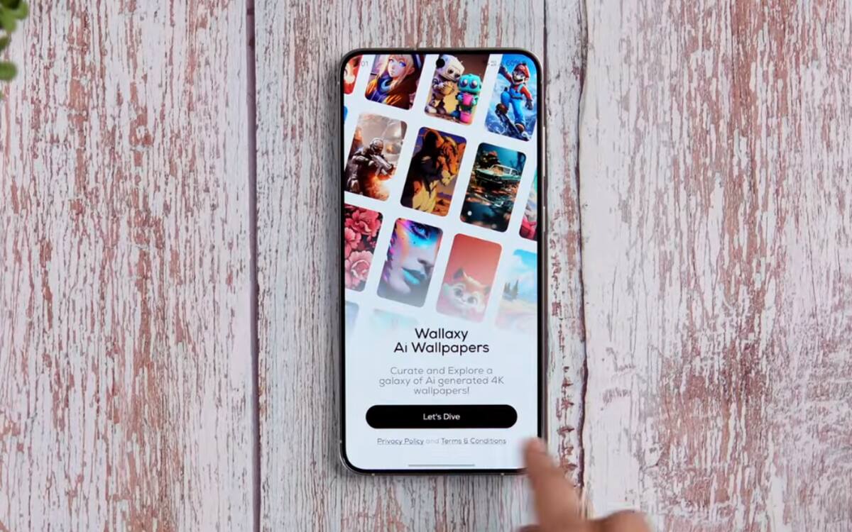 Gracias a la IA generadora de contenido, hoy en día podemos crear cualquier imagen de los personajes o franquicias que querramos, algo aprovechado al máximo en Wallazy para Android. Fuente: Captura de pantalla.