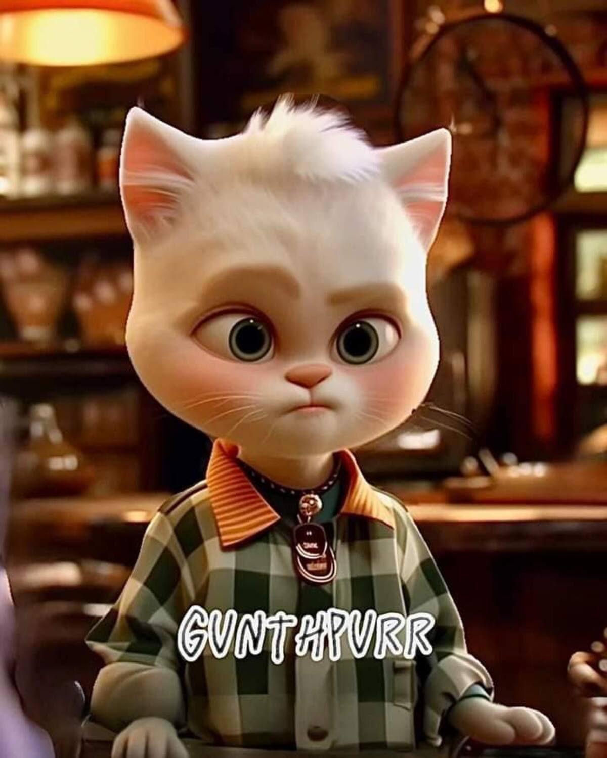 Gunther en versión gato según una IA