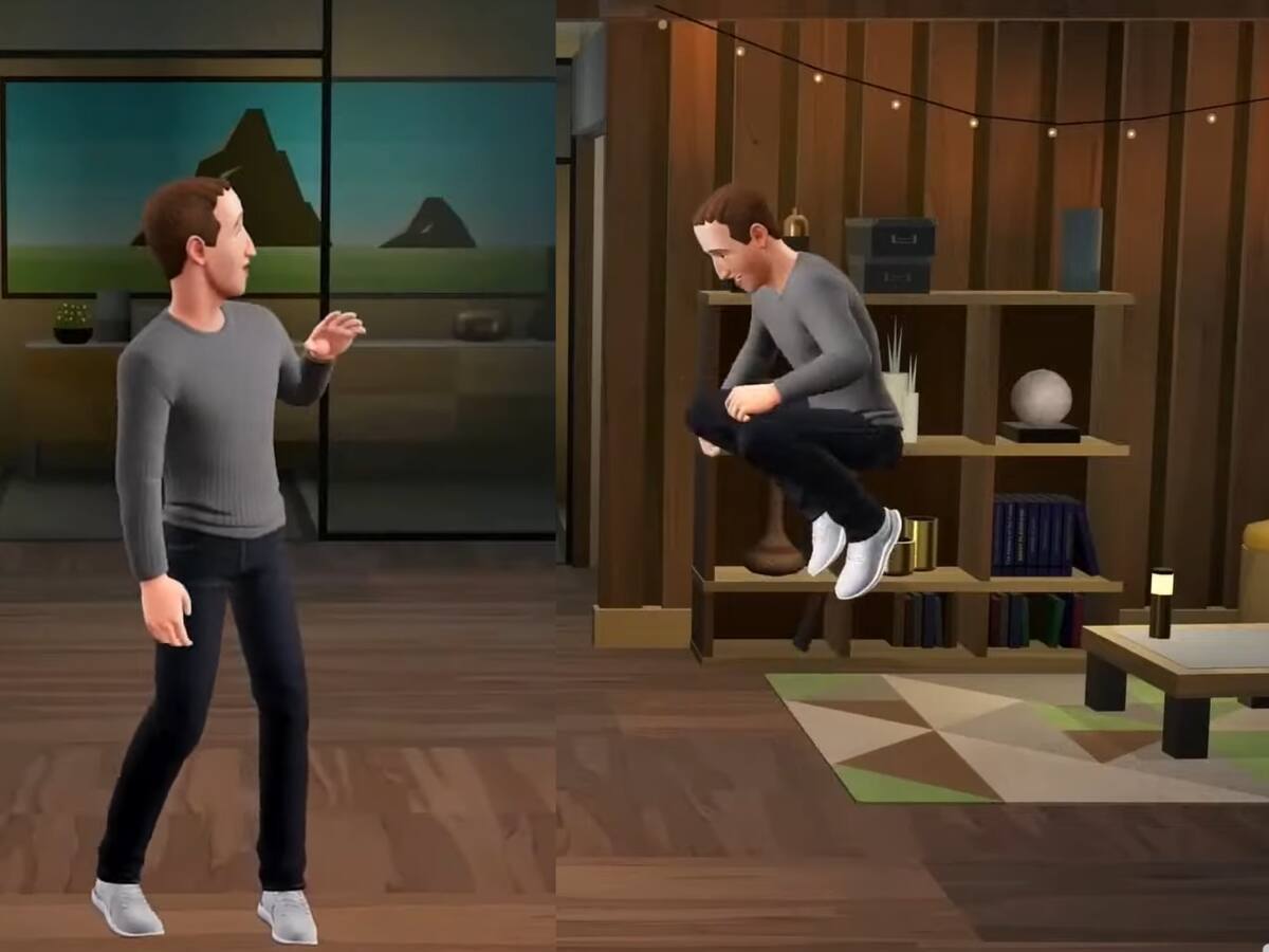 Mark Zuckerberg muestra su avatar con piernas en el metaverso; pero eran falsas