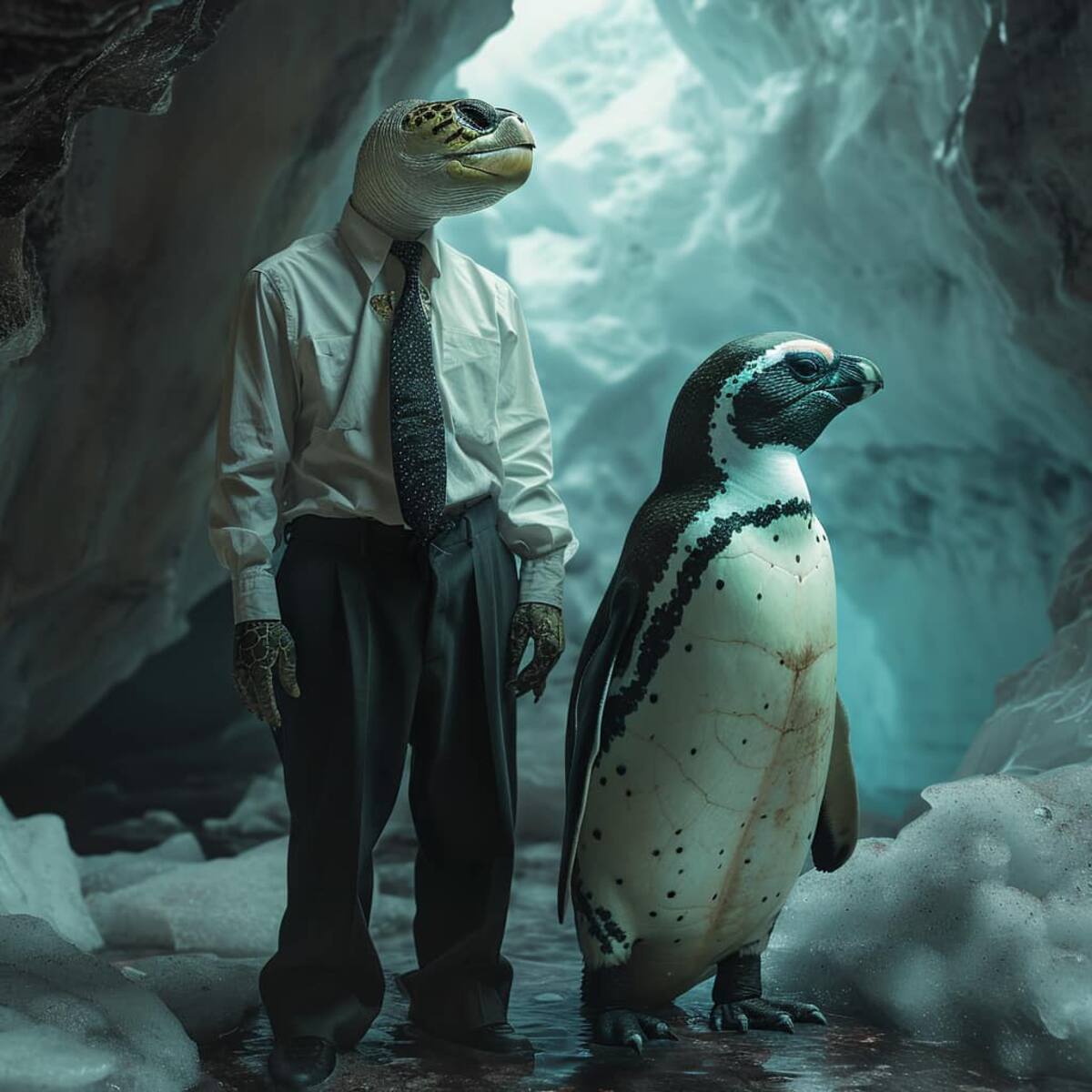 Fight Club en versión animal según una IA