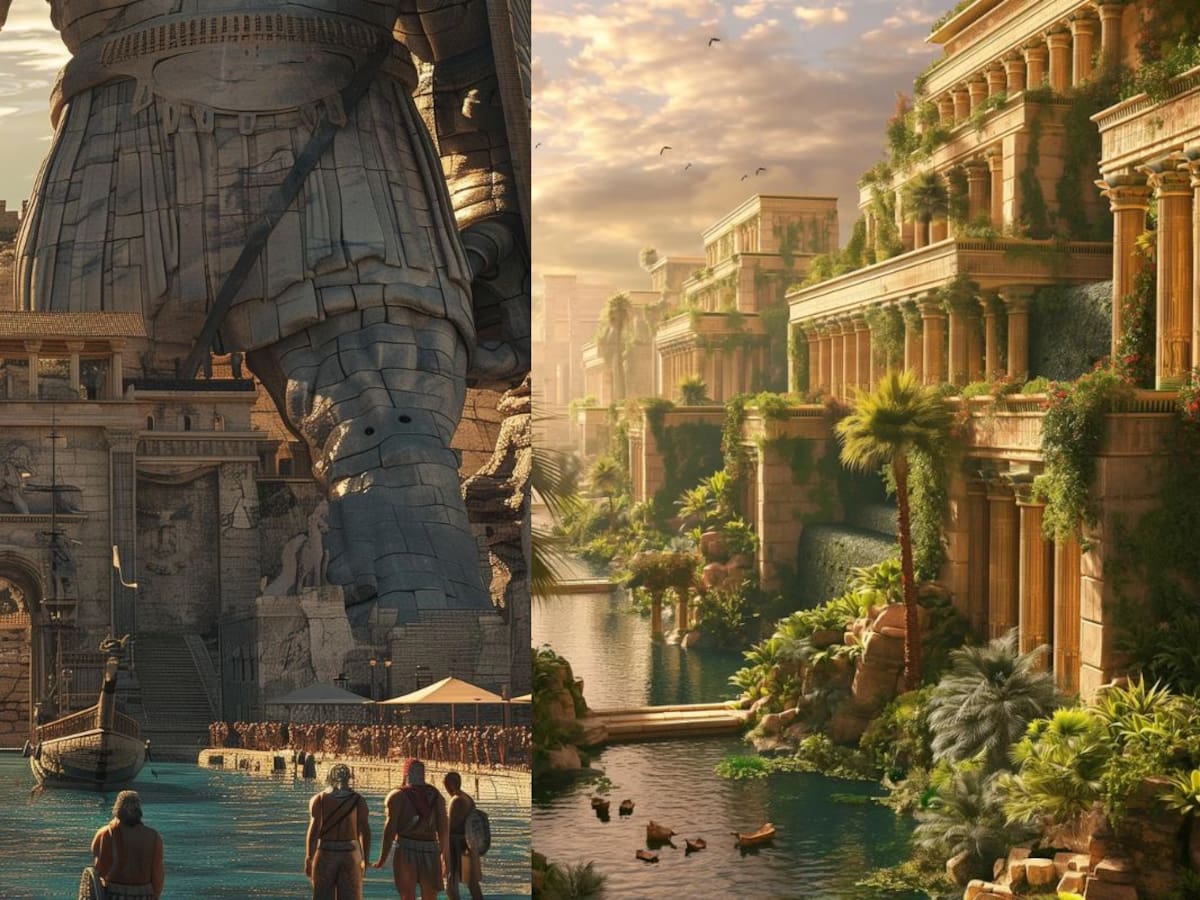 Así eran las siete maravillas del mundo antiguo, según inteligencia artificial