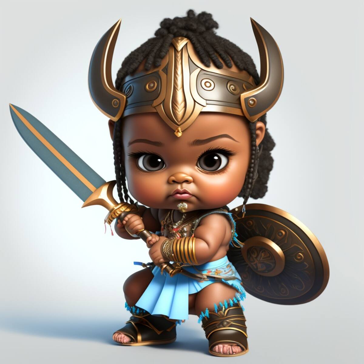 Shuri en versión bebé según unaIA