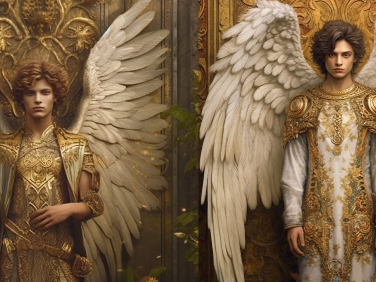 Así se vería el Arcángel Gabriel en la vida real según la inteligencia artificial
