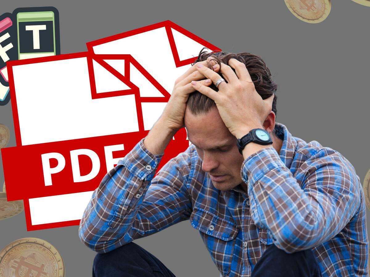 Por un PDF puedes perder tus bitcoins y NFT en cuestión de minutos