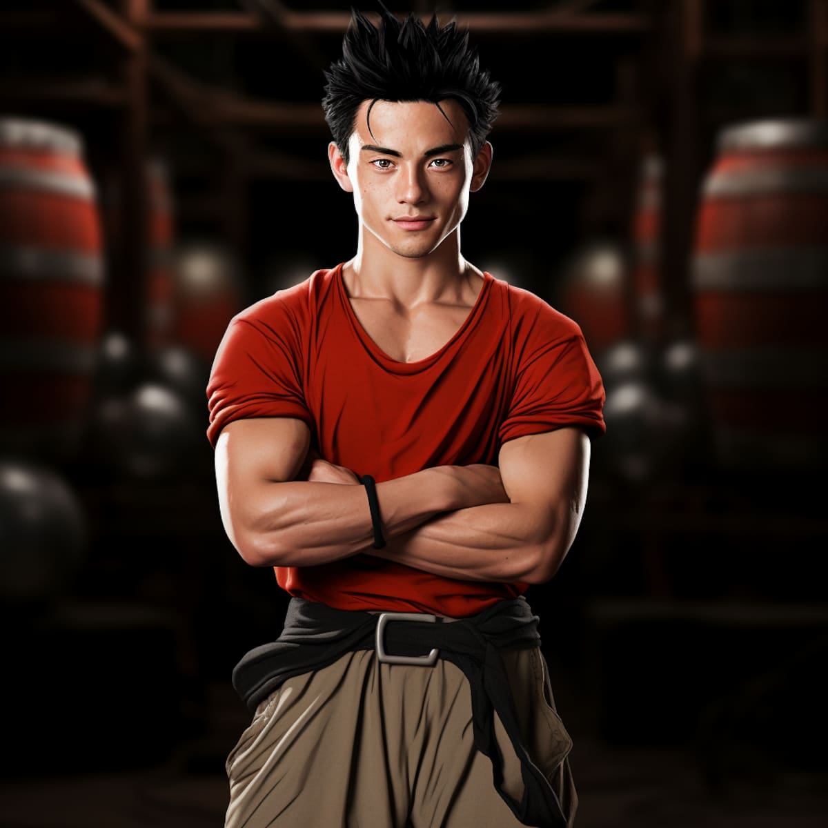 En la versión manga original de Dragon Ball, Krilin no tenía nariz cuando era un niño. Akira Toriyama, el creador de Dragon Ball, diseñó inicialmente al personaje sin nariz, pero luego le agregó una cuando Krilin creció.