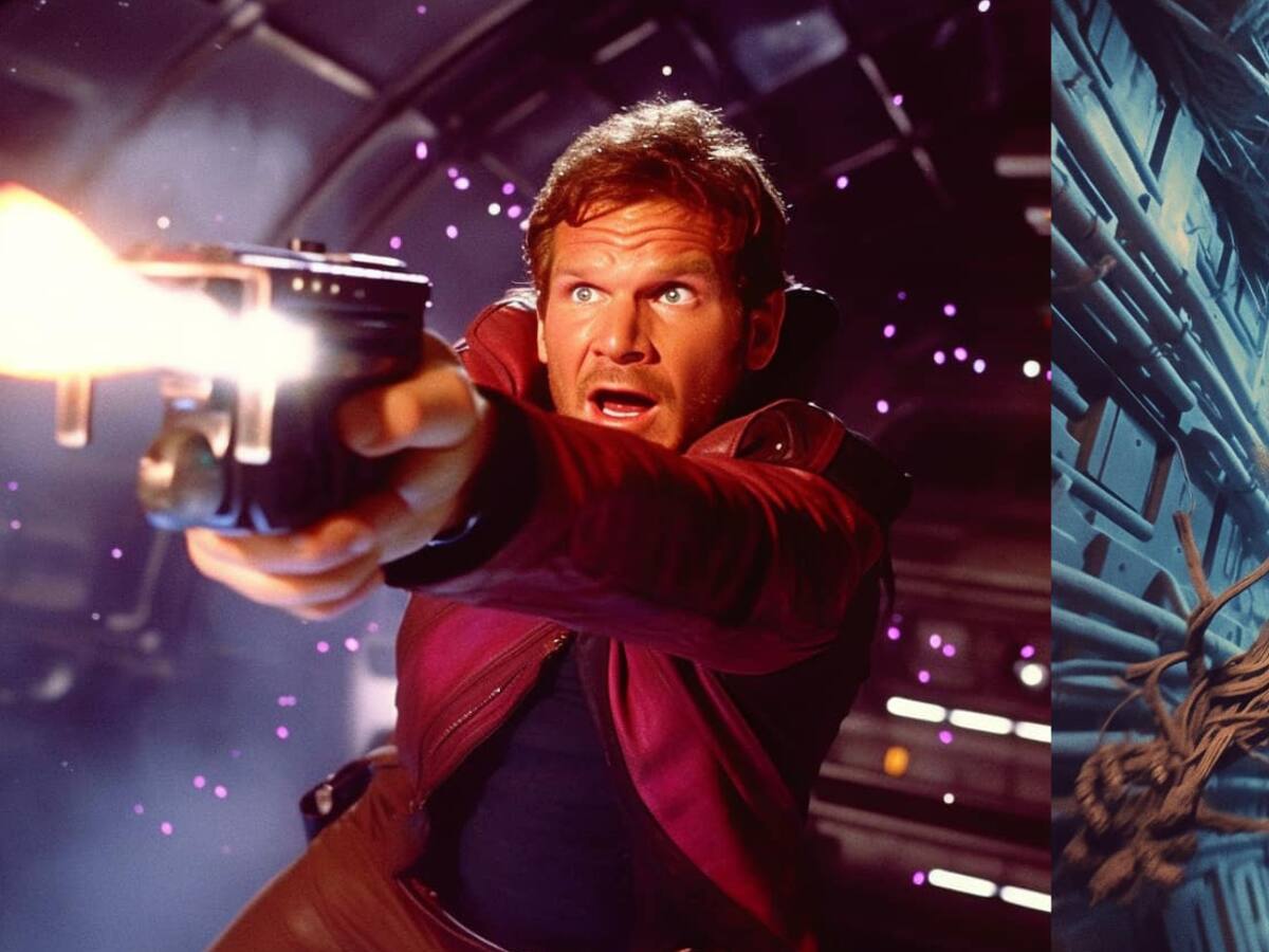 Guardianes de la Galaxia: Así se verían los personajes en 1990 según una inteligencia artificial