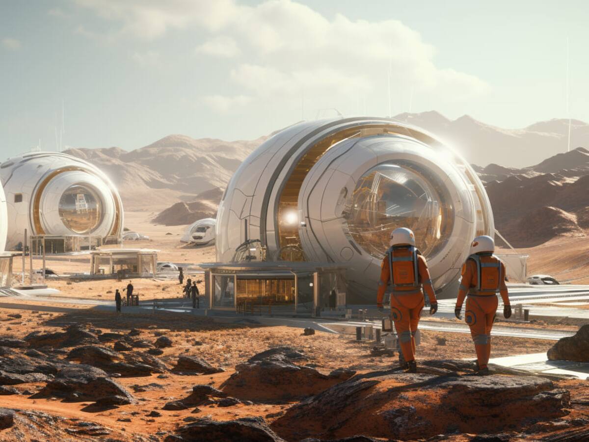 Así se vería la colonización de Marte según la inteligencia artificial