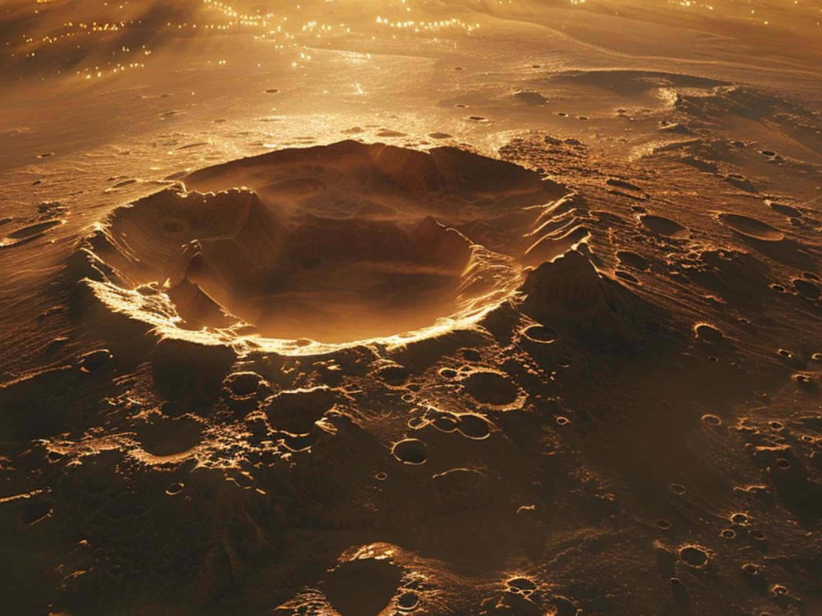 Descubren volcán gigantesco en Marte que podría albergar señales de vida