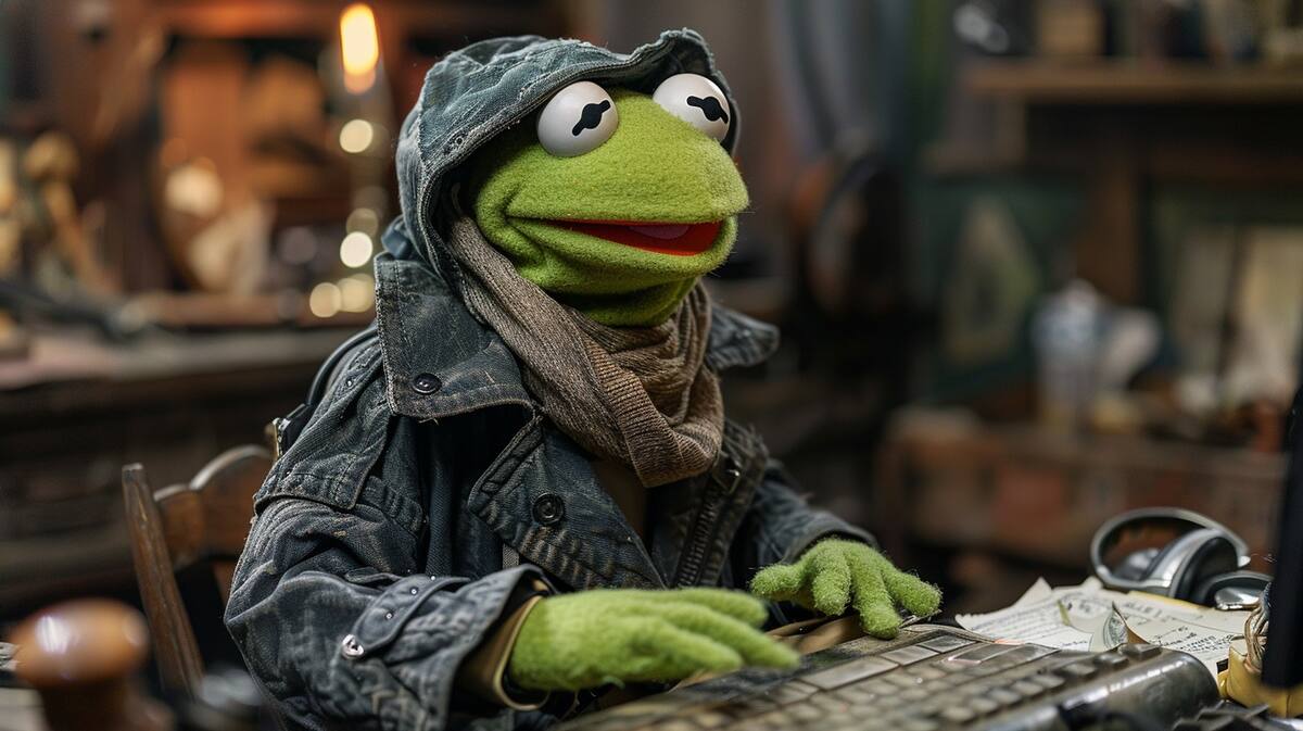 Batalla de Muppets en estilo Matrix según una IA