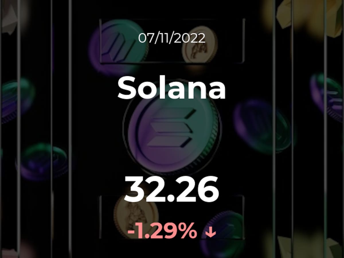 Precio del Solana del 7 de noviembre