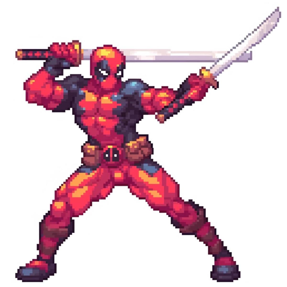 Deadpool en versión 8 bits según una IA