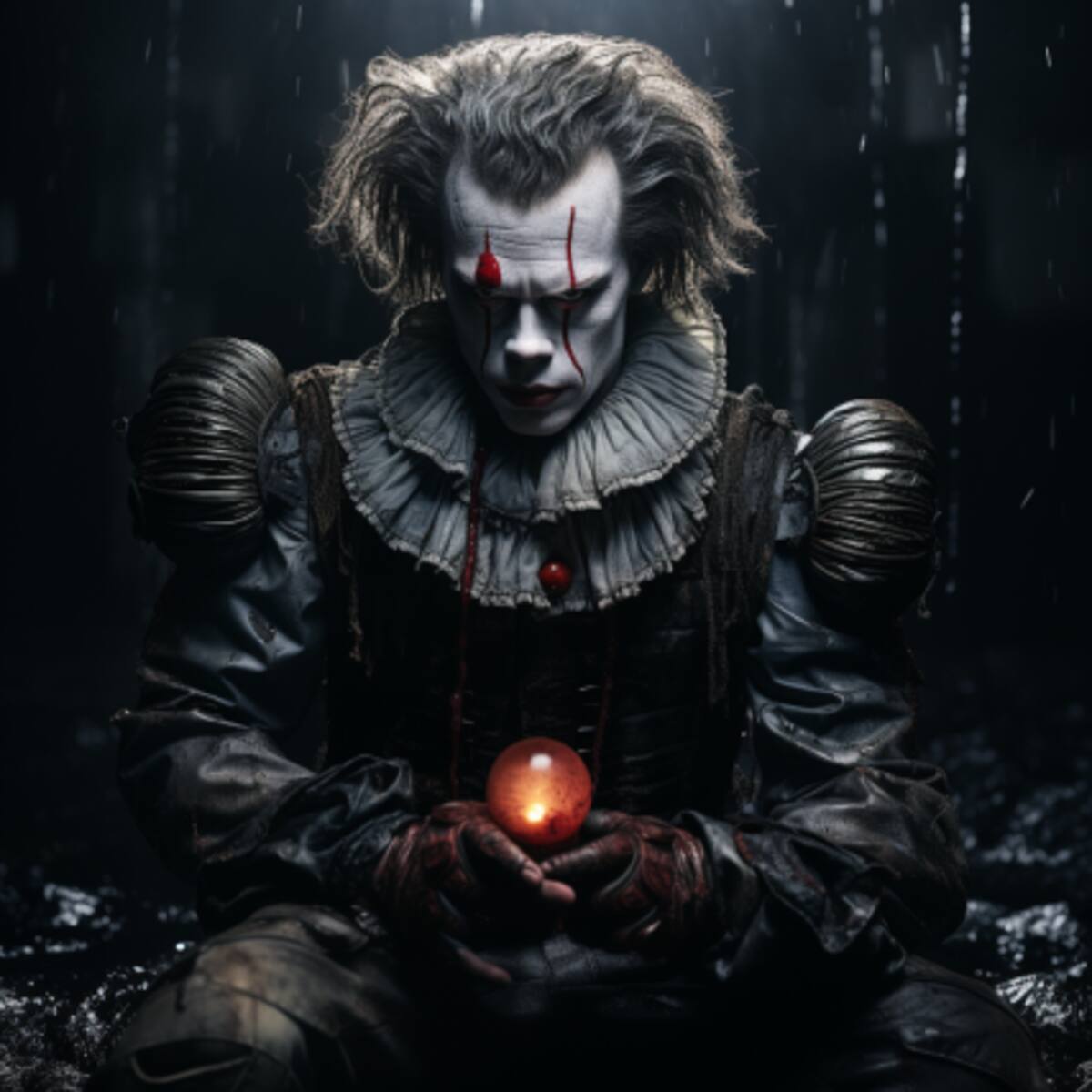 Así es como Midjourney imagina a Pennywise en una película de ciencia ficción
