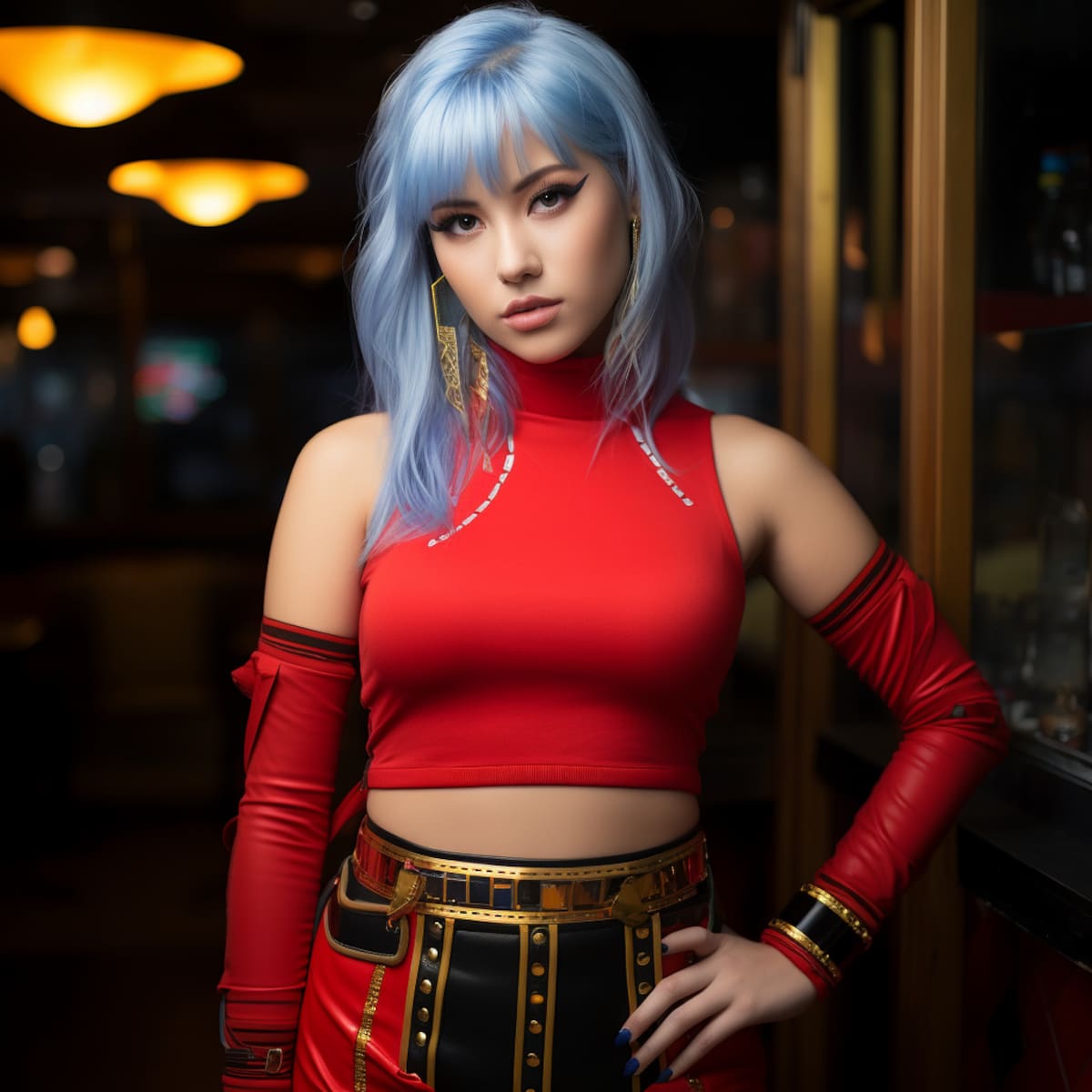 Aunque en Dragon Ball GT, Bra es una niña, en la obra original de Dragon Ball Z, el manga y el anime, no se muestra a la hija de Vegeta y Bulma hasta la última escena del epílogo, donde ya es una adolescente.