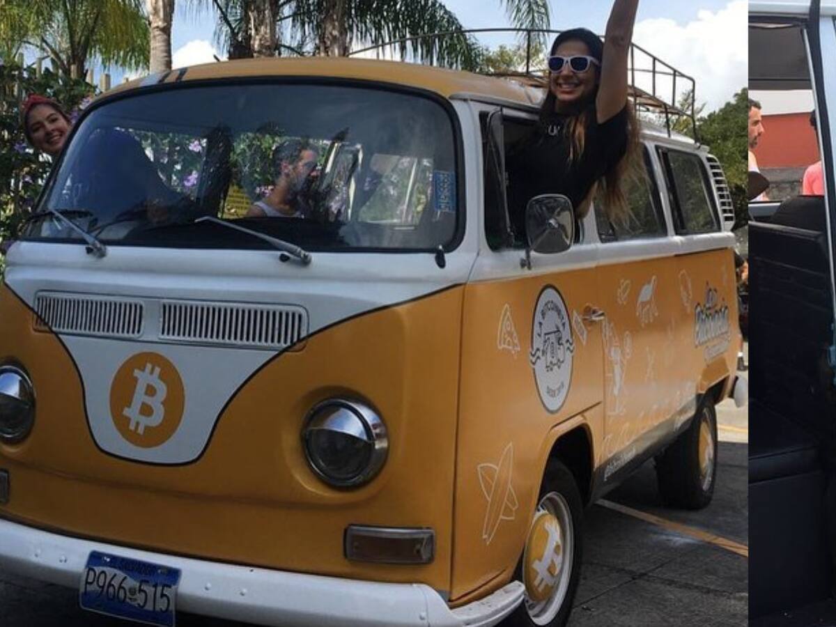 Fanático de Bitcoin recorre toda Europa con una furgoneta BTC