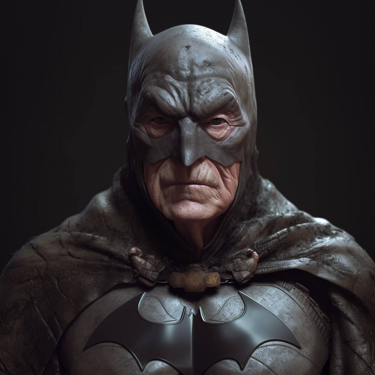La inteligencia artificial muestra cómo se vería Batman en su tercera edad