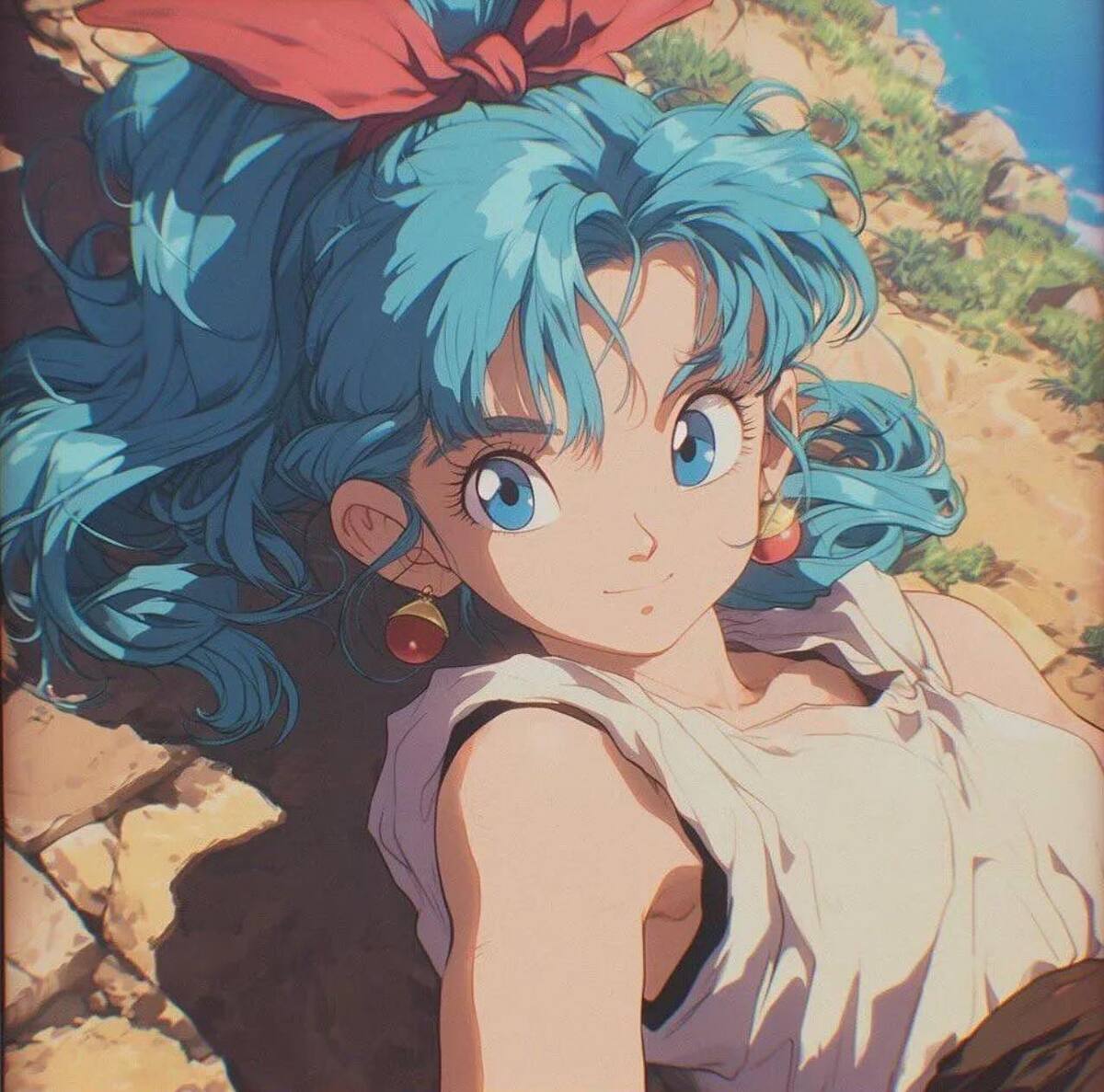 Bulma en estilo Ghibli según una IA