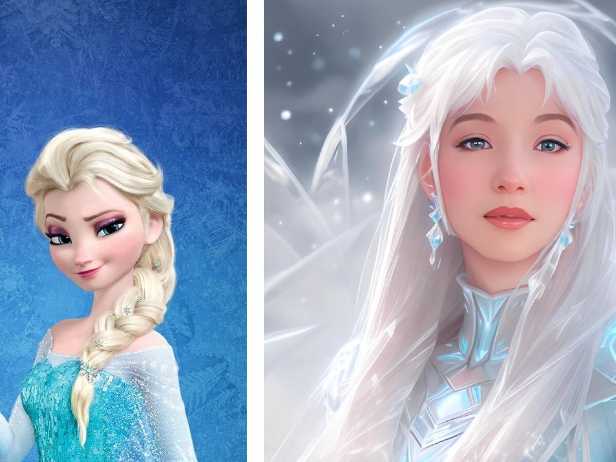 Así puedes convertirte en Elsa de Frozen con ayuda de la Inteligencia Artificial
