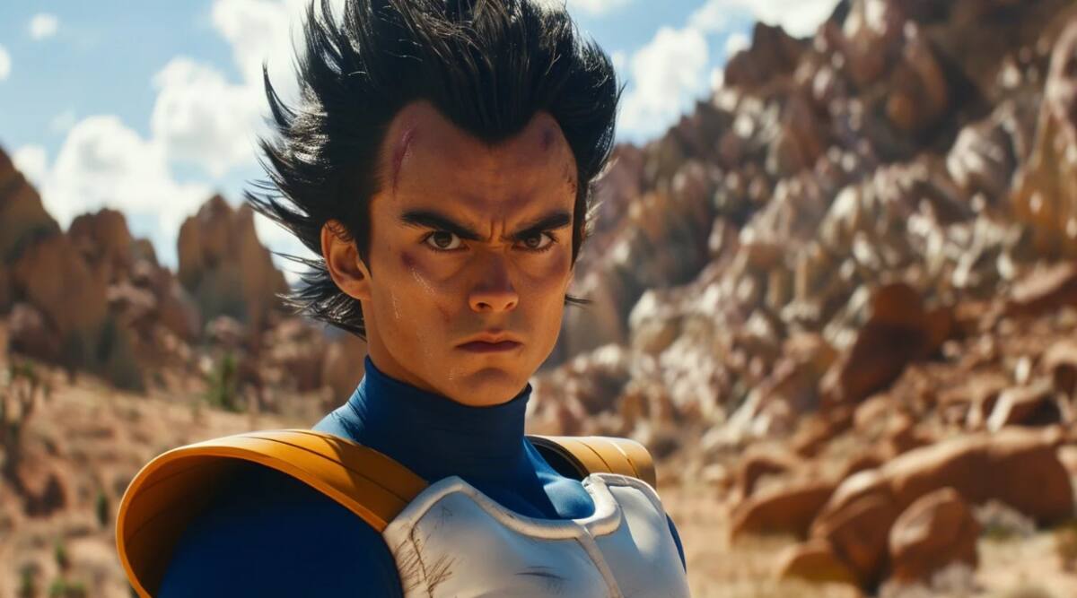 Vegeta, príncipe de la raza Saiyajin.
