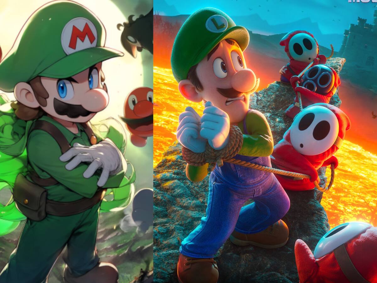 “Super Mario Bros”: Así se verían los personajes en el estilo de “Naruto” según una IA