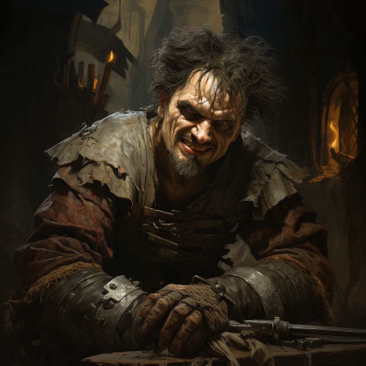 Leatherface en la época medieval según la Inteligencia Artificial