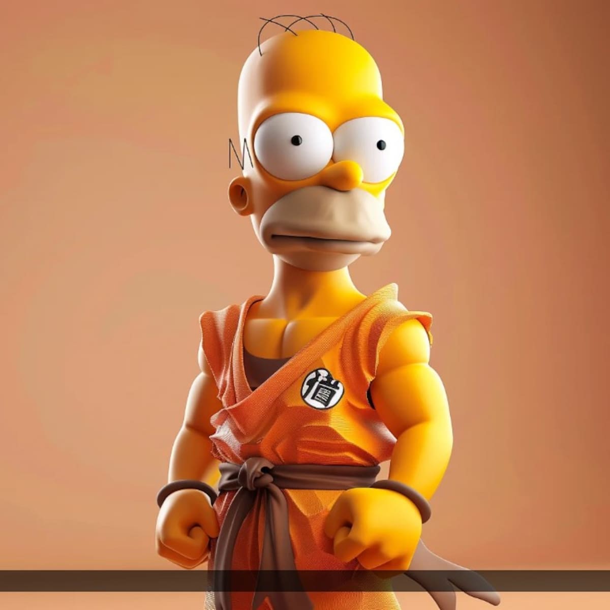 Los Simpson y Dragon Ball tienen en común el récord de ser dos de las series animadas más longevas de la televisión, con más de 30 años de emisión continua. Fuente: Midjourney