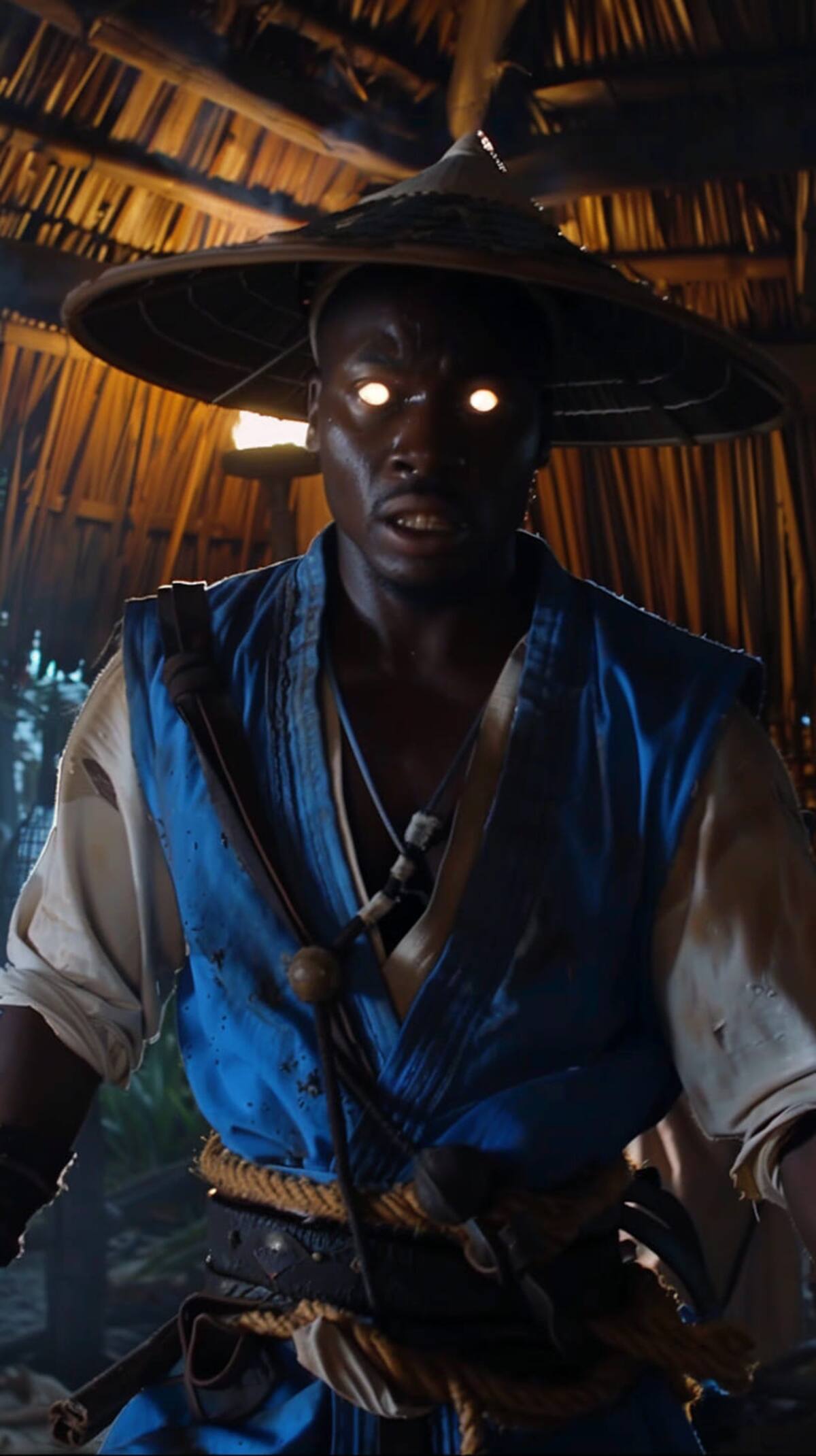 Rayden en versión africano según una IA