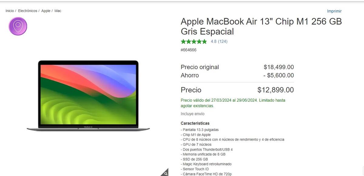 Para conseguir un descuento especial que deje al equipo en menos de 12 mil pesos, deberás aplicar el cupón que te proporcionamos en la nota. Fuente: Captura de pantalla.