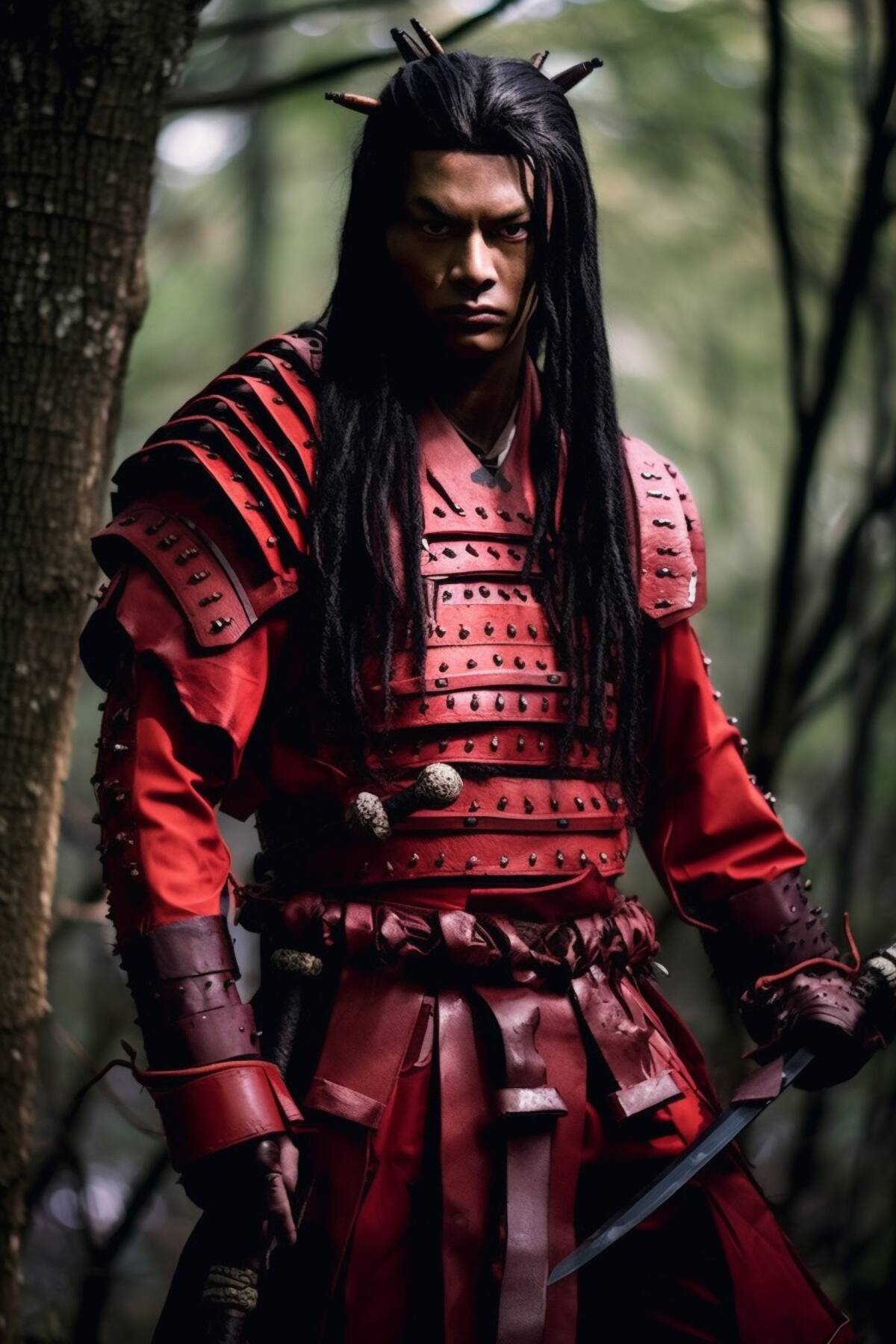 Inteligencia artificial recreó a Hashirama, como un samurai en live action