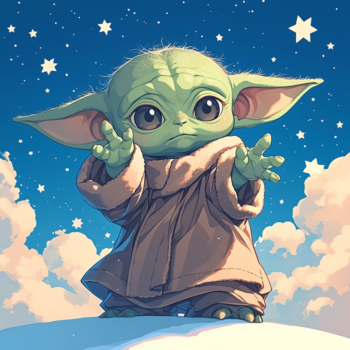 Así se vería Grogu de The Mandalorian si existiera en nuestro mundo según la IA de Midjourney