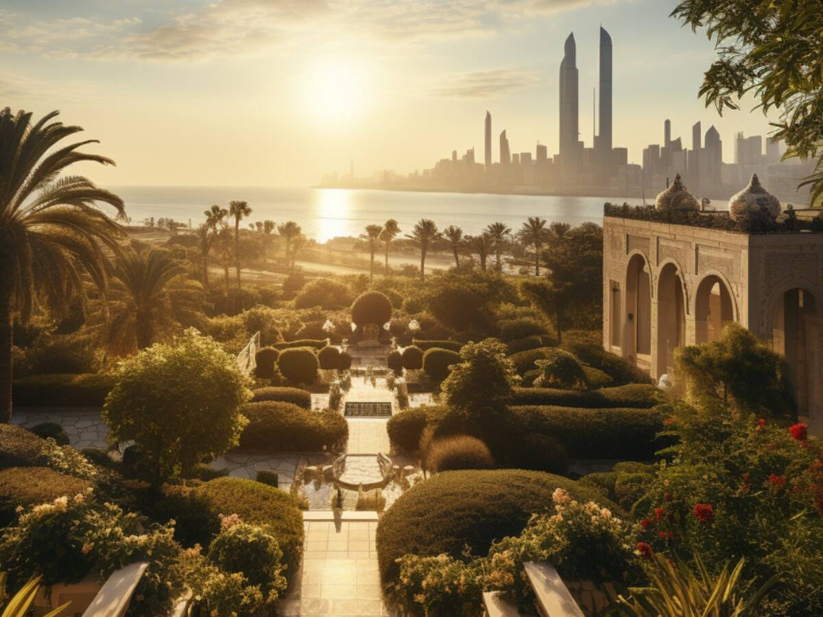 Así se vería Palestina sin guerras, según inteligencia artificial