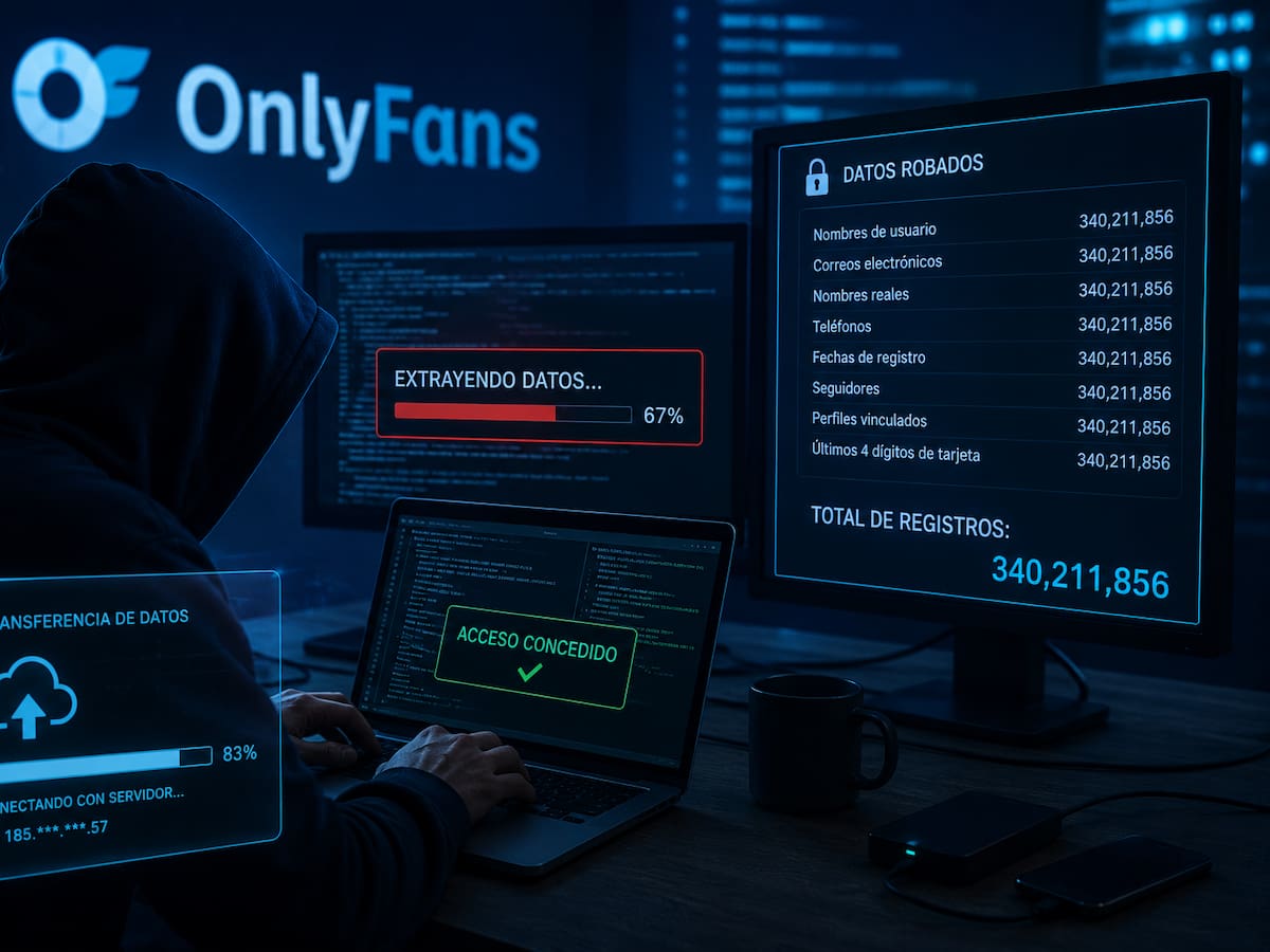 Usuarios de OnlyFans en alerta ante posible filtración de 340 millones de registros; expertos advierten sobre riesgos de extorsión y phishing