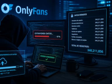 Usuarios de OnlyFans en alerta ante posible filtración de 340 millones de registros; expertos advierten sobre riesgos de extorsión y phishing