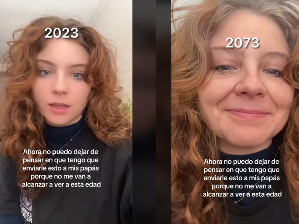 Cómo usar el filtro de TikTok que te hace viejo, para que tus papás te conozcan así antes de morir