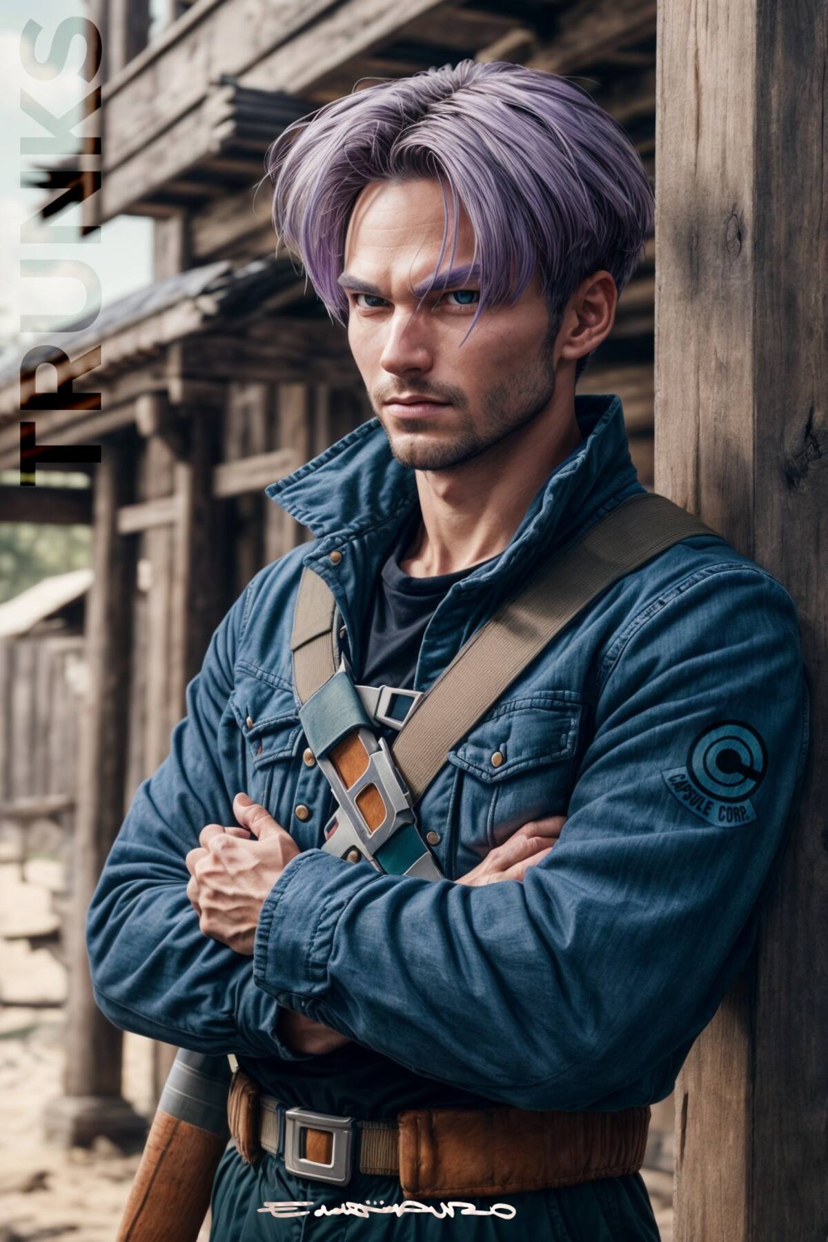 Asà se verÃa Trunks de Dragon Ball Z en la vida real, según la ...