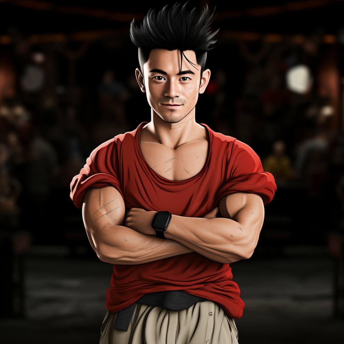 Krilin es el primer amigo humano que Goku hace en la serie. A pesar de sus comienzos competitivos, la relación entre Goku y Krilin se convierte en una amistad duradera que juega un papel importante a lo largo de toda la saga de Dragon Ball.
