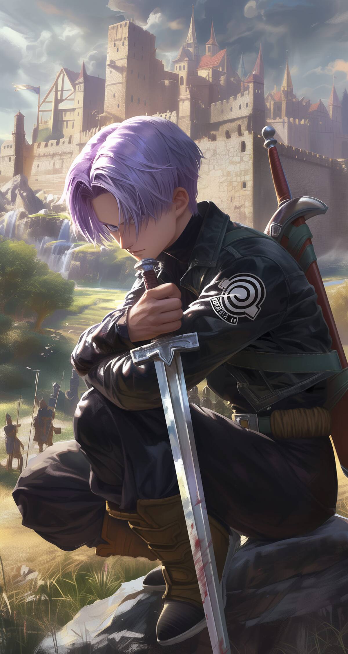 Trunks del futuro como guardia