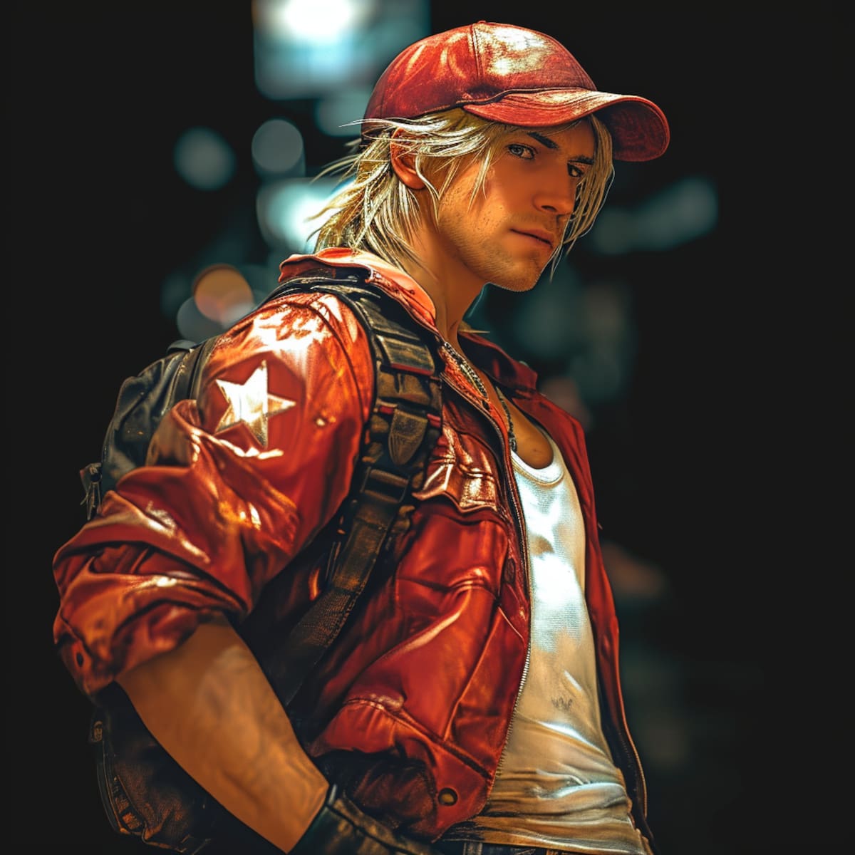 Terry Bogard, el icónico luchador de Fatal Fury y King of Fighters, es conocido por su popular frase "¡Are you okay?" ("¿Estás bien?"), la cual se ha vuelto emblemática en la comunidad de juegos de pelea.