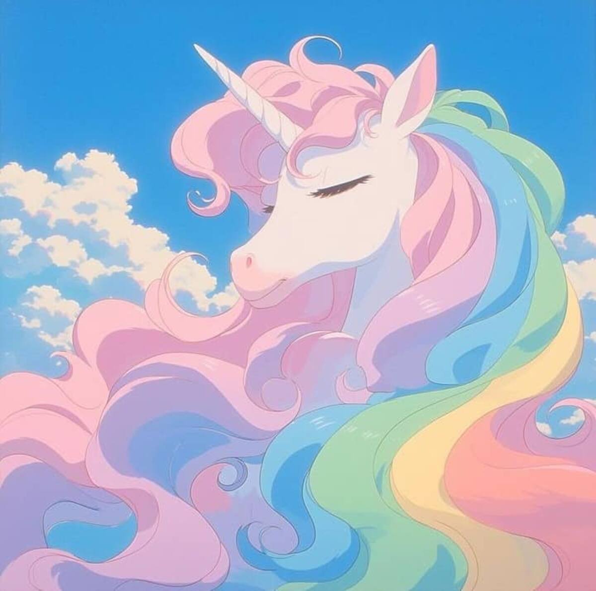 Arcoiris de Hora de aventura en estilo Ghibli