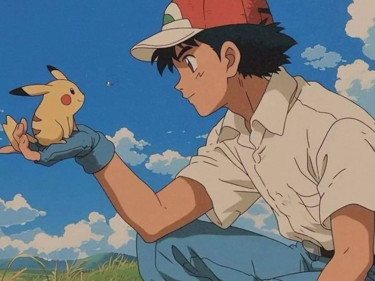 Pokémon se fusiona con la magia del Studio Ghibli con ayuda de la Inteligencia Artificial