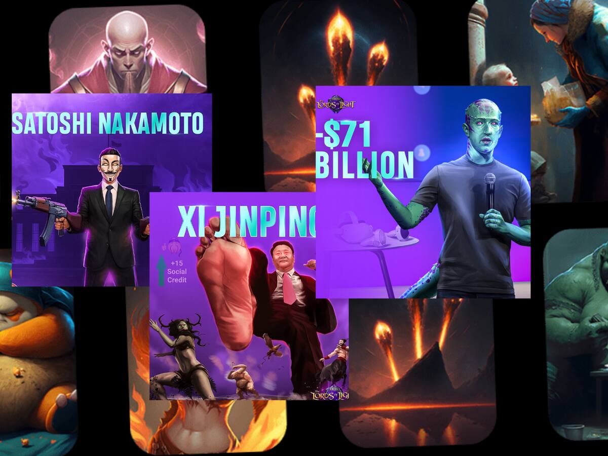 Lord of Lights: Conoce el juego de cartas que une a Elon Musk, SBF e incluso memes cripto