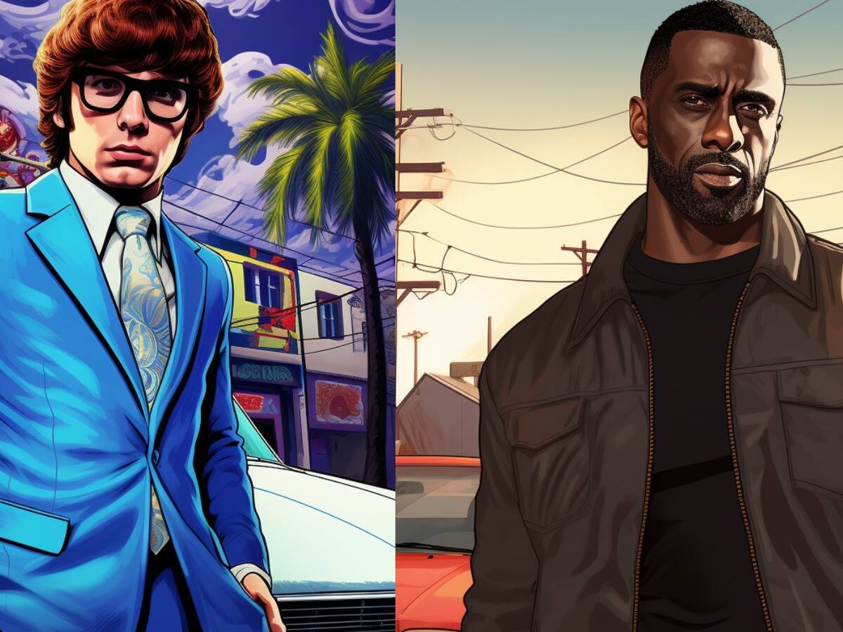 Así se verían diversas celebridades en el mundo de GTA 5 según una inteligencia artificia